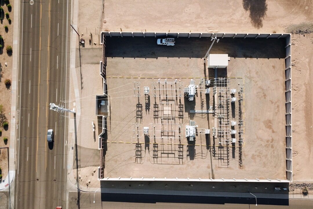 data center with servers