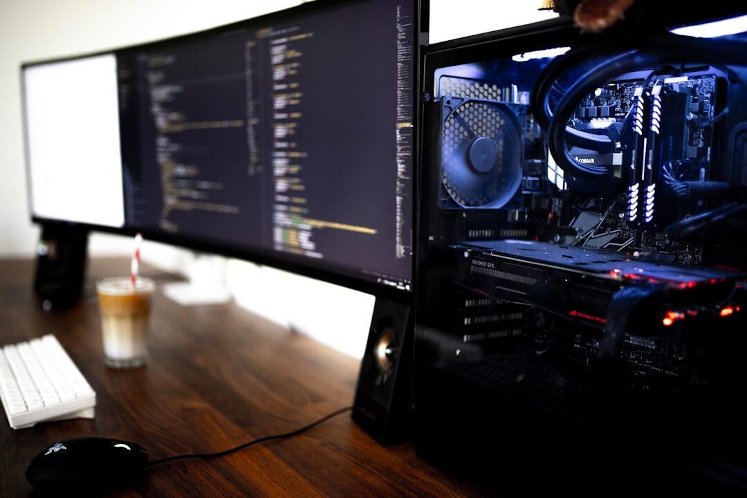 developer coding on Intel Ultra 9