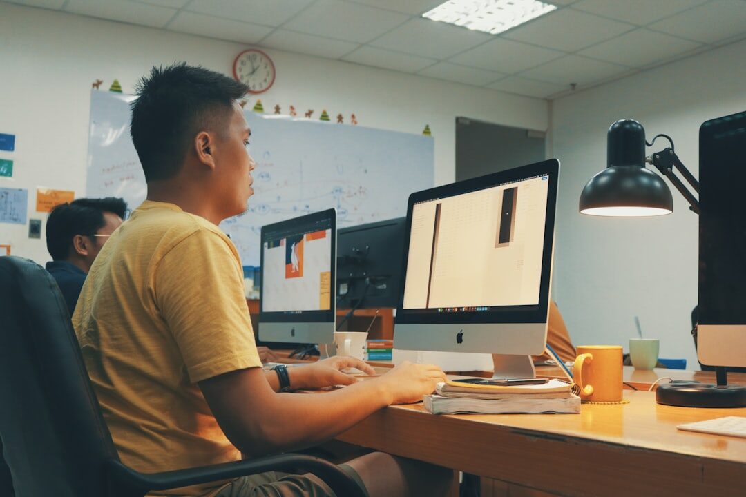 developer using Intel Ultra 9