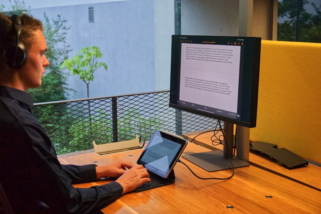 Developer using Intel Ultra 9