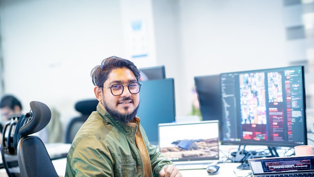 developer working on ai project