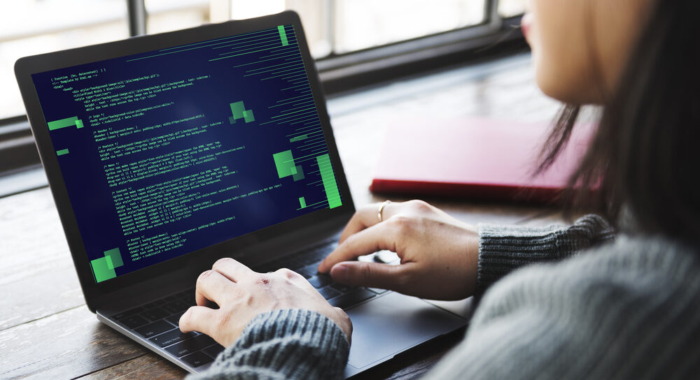 developer working on AI project