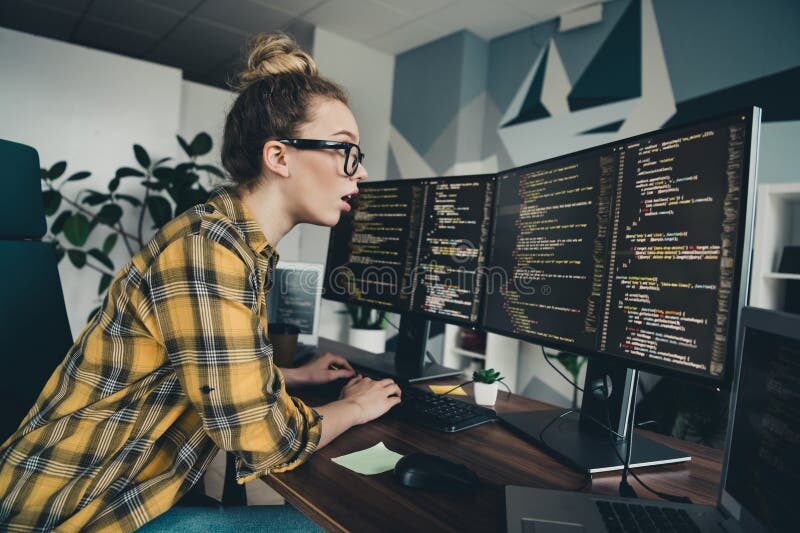 developer working on AI project