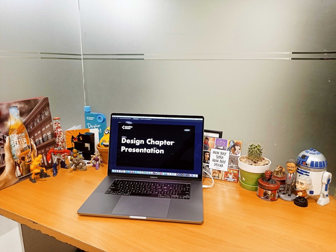 developer working on AI project in office