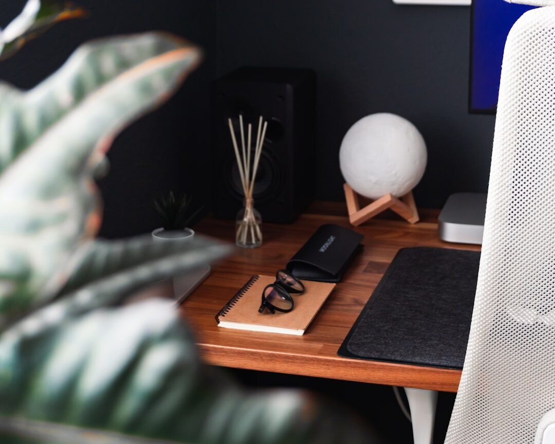 man working on computer