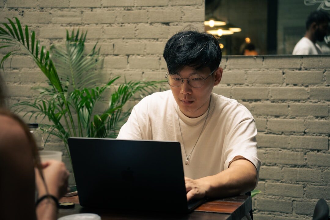 programmer working on AI project