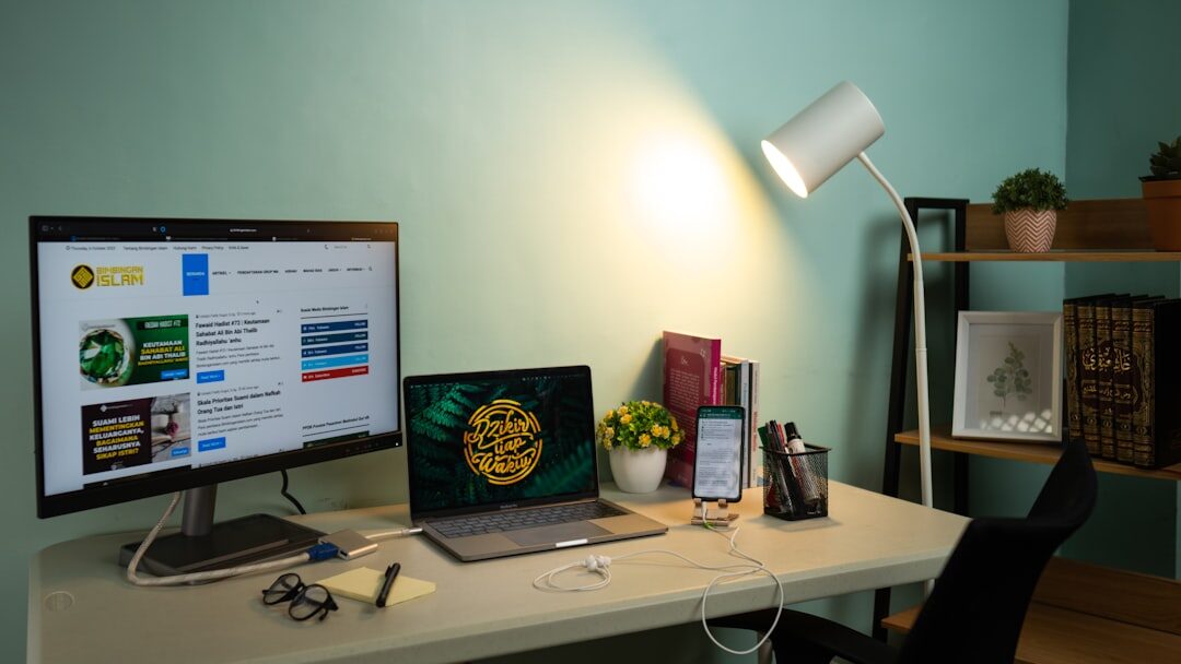 programmer working on code in a quiet home office