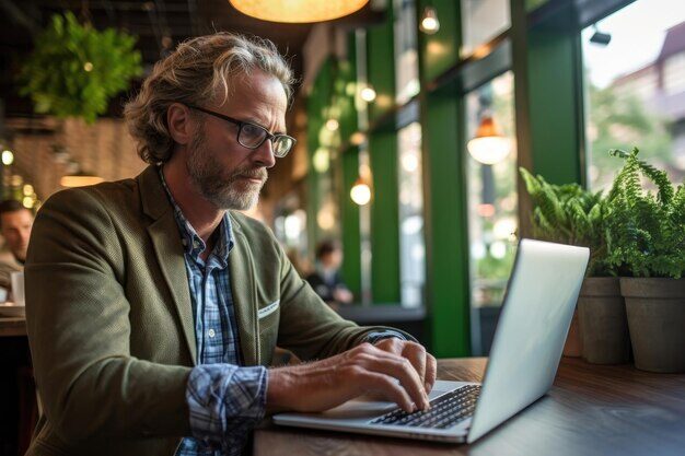 developer working on laptop